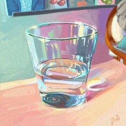 糖果色静物绘画，晶莹剔透的光感~~ 插画师ins：alaiganuza