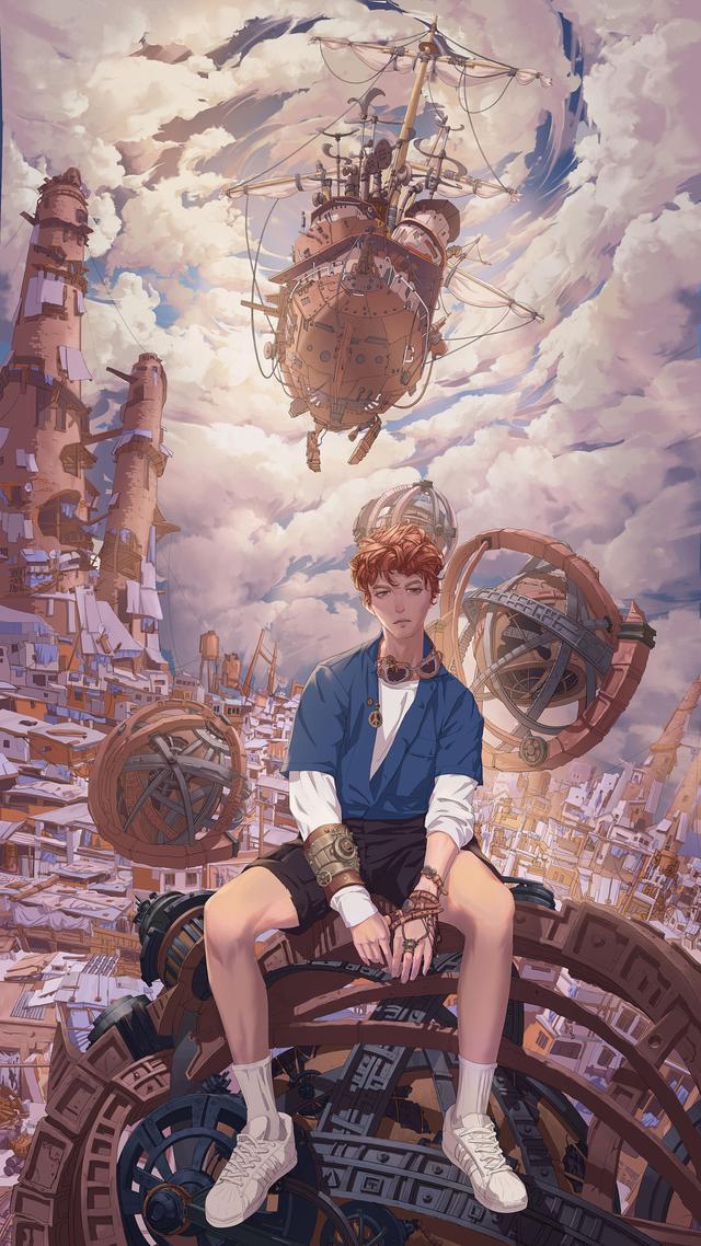 一组水平不错的国产插画作品欣赏！画技出众人物造型相...