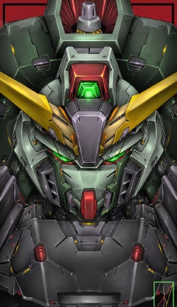 机动战士高达头部特写高达周边插画