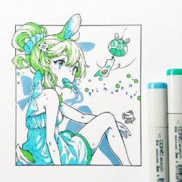 绘画欣赏，作者：ibu_chuan