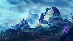 背景画师 神永睦 (makotobg066)作品  大自然也许是个治疗家  #画师の逆袭##佳作赏析##遇见艺术# ​​​