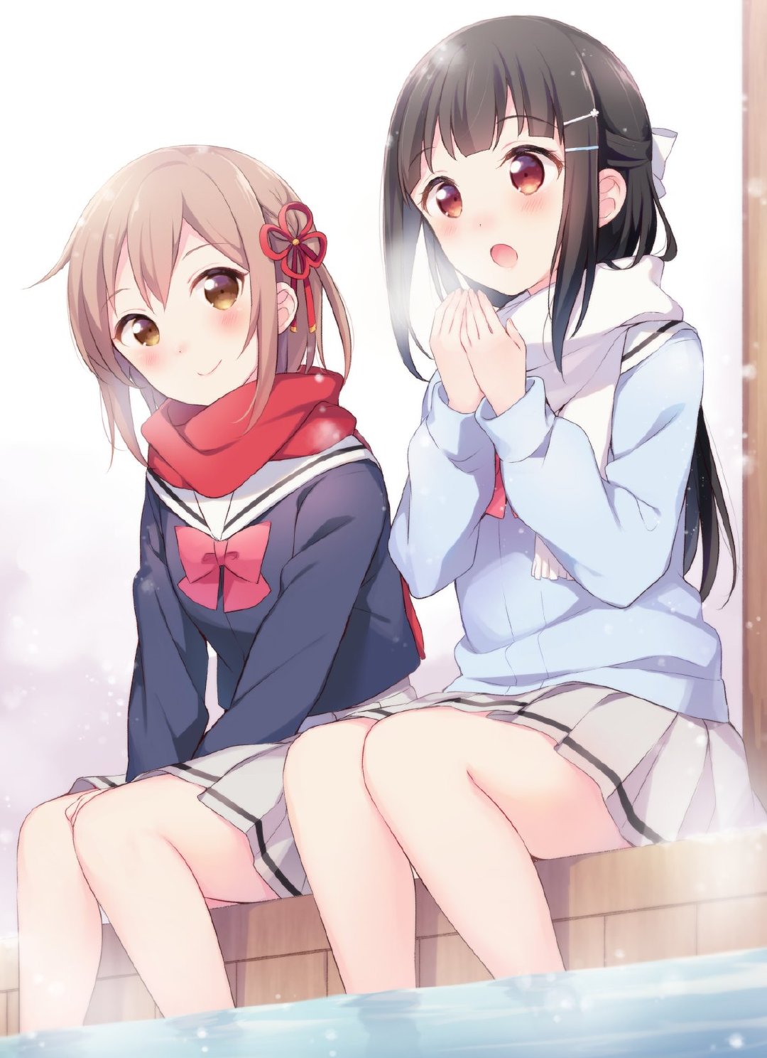 こんな寒い日には足湯もいいよね http://t.cn/A6PuOqTd  *Comi...