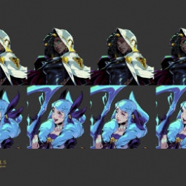 #七点GAME# #游戏美术# #角色设计# 呜呜呜~~太酷了！  Yuho Kim 个人主页：ikalin.artstation.com