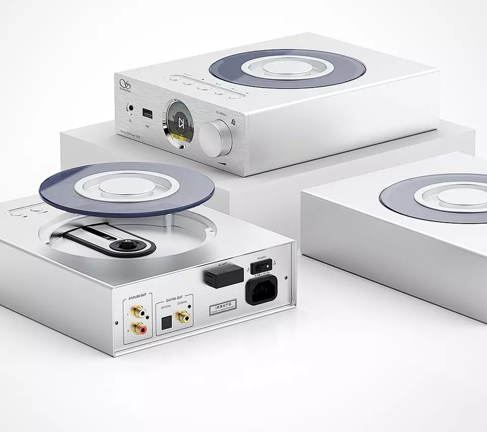 山灵发布 EC3 高清 CD 播放机：小体积设计，透明顶盖
