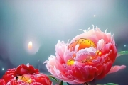 牡丹绽开朵杂香， 雍华富贵赛金花， 谁家拥有是赢家， 天天愉悦欣赏它。  #冬至# / #冬至快乐# ​​​
